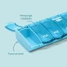 Pilulier hebdomadaire Anabox Box7 Bleu-Turquoise