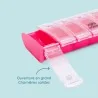 Pilulier hebdomadaire Anabox Box7 Rose Pastel