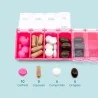 Pilulier hebdomadaire Anabox Box7 Rose Pastel