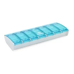 Pilulier semainier Anabox Box7 avec séparateur Turquoise