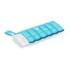 Pilulier semainier Anabox Box7 avec séparateur Turquoise