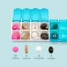 Pilulier semainier Anabox Box7 avec séparateur Turquoise