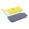 Pilulier Box7 jaune avec étui de protection
