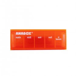 Pilulier journalier Anabox 5 prises par jour Orange