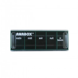 Pilulier journalier Anabox 5 prises par jour Vert Foncé