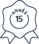 15 ans d'expérience